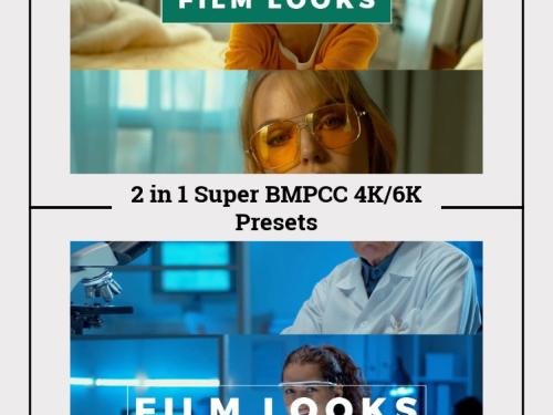 BMPCC 4K and 6K ProRes & Braw Presets for Premiere Pro 2-in-1 Super Pack | 10 Cinematic Presets for Color Grading